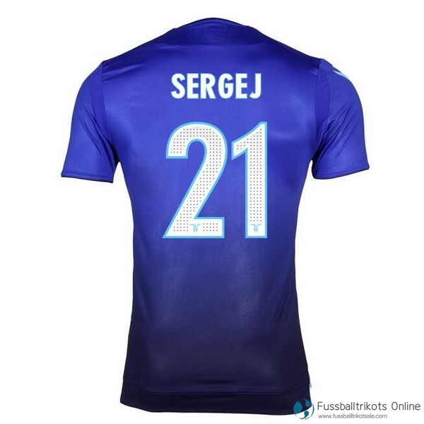 Lazio Trikot Ausweich Sergej 2017-18 Fussballtrikots Günstig